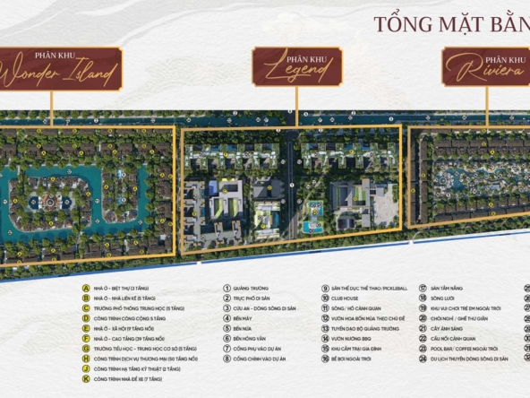 Tiện ích tổng dự án Sunshine Legend City