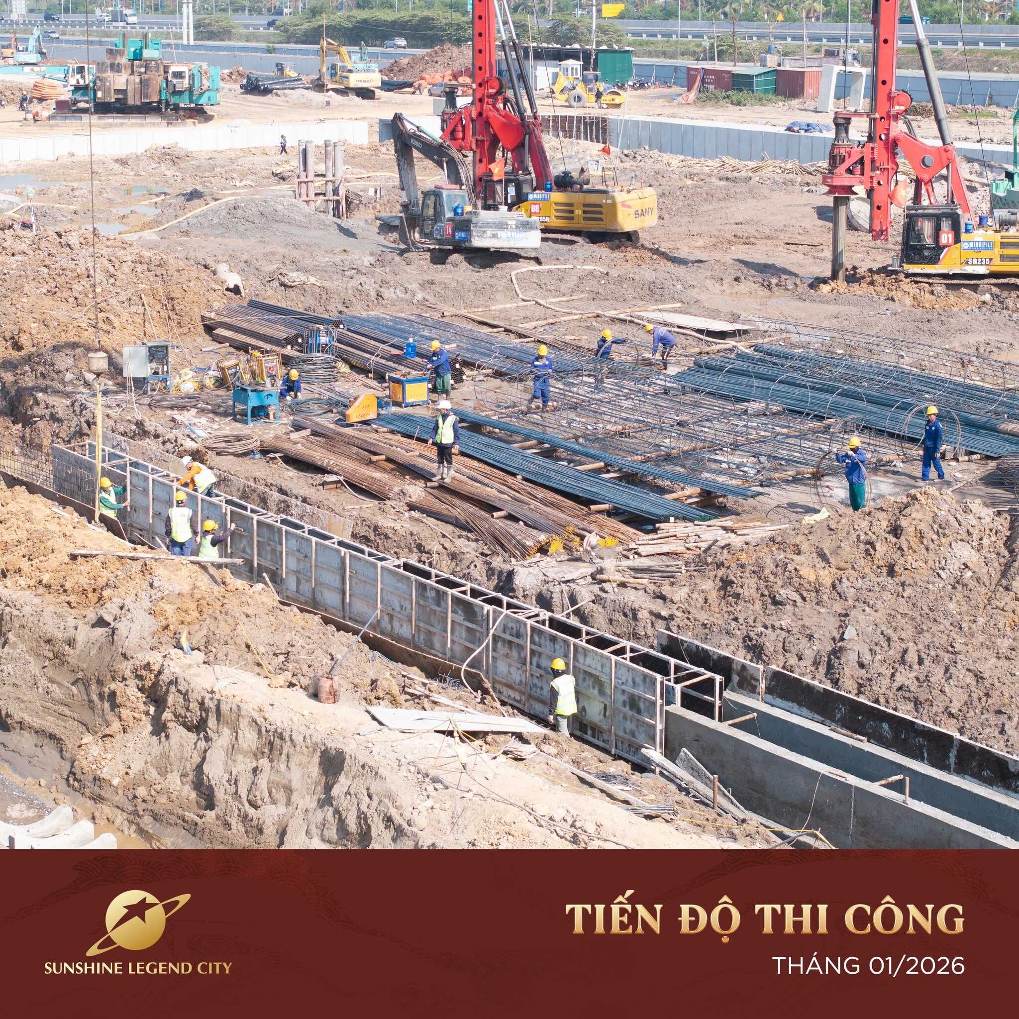 Cập nhật tiến độ thi công Sunshine Legend City 12