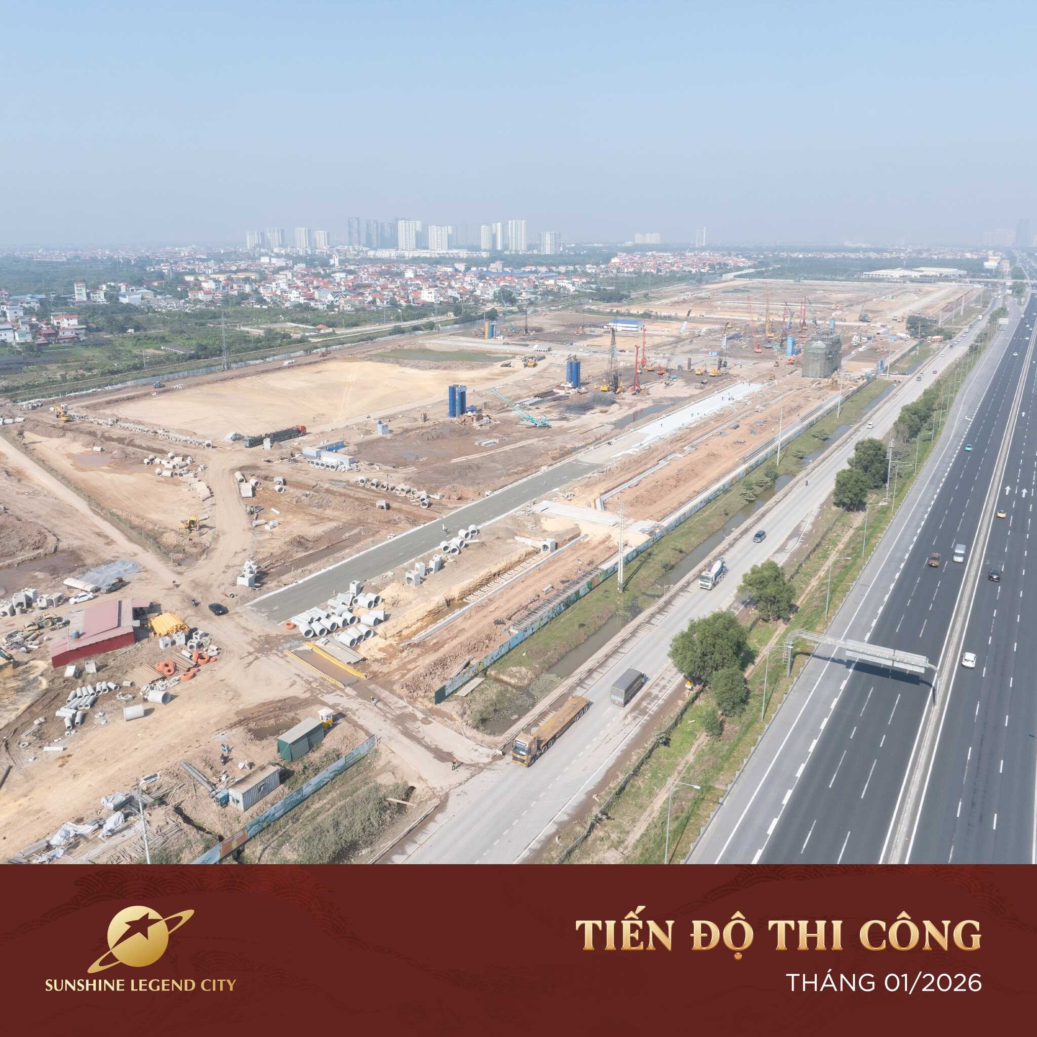 Cập nhật tiến độ thi công Sunshine Legend City 7