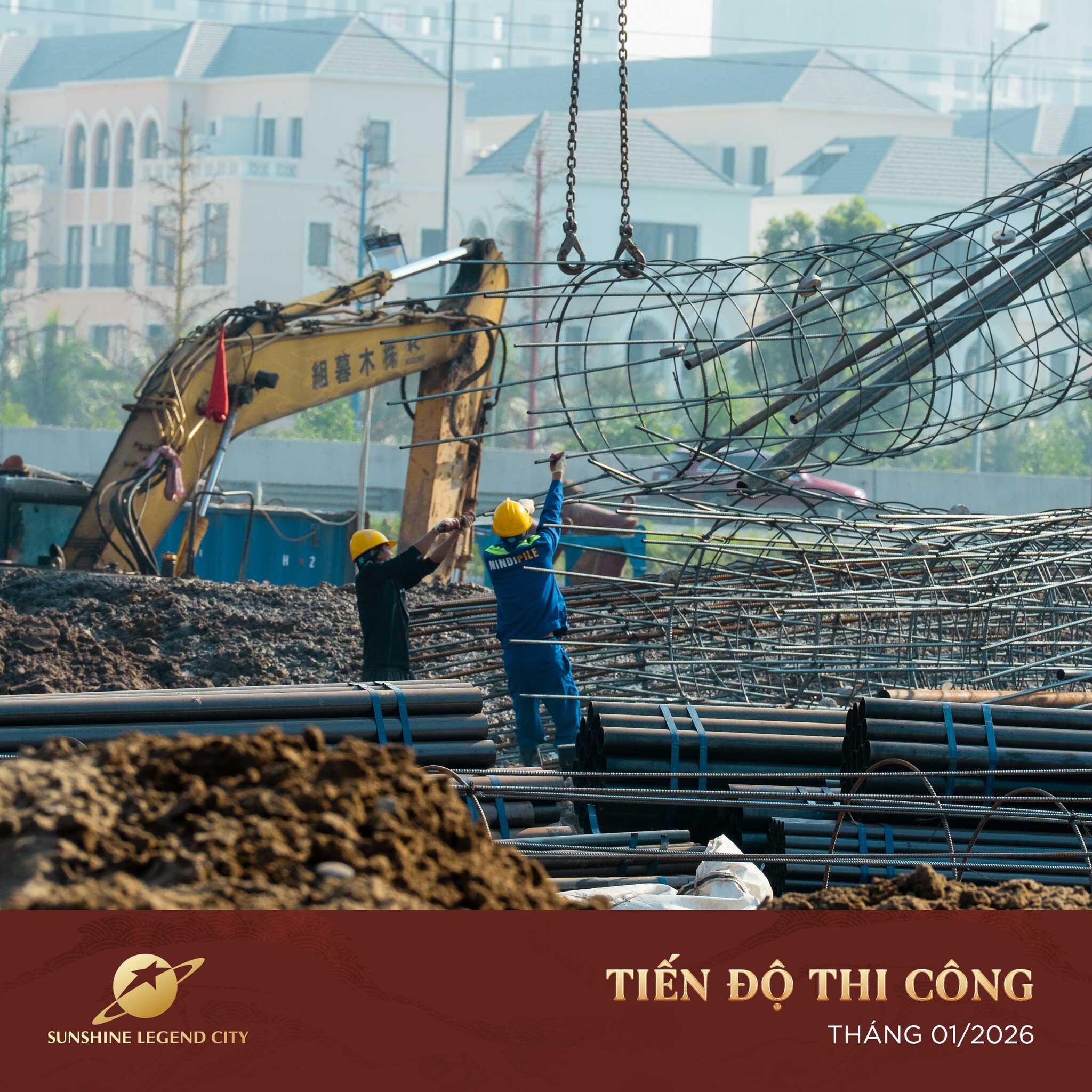 Cập nhật tiến độ thi công Sunshine Legend City 6