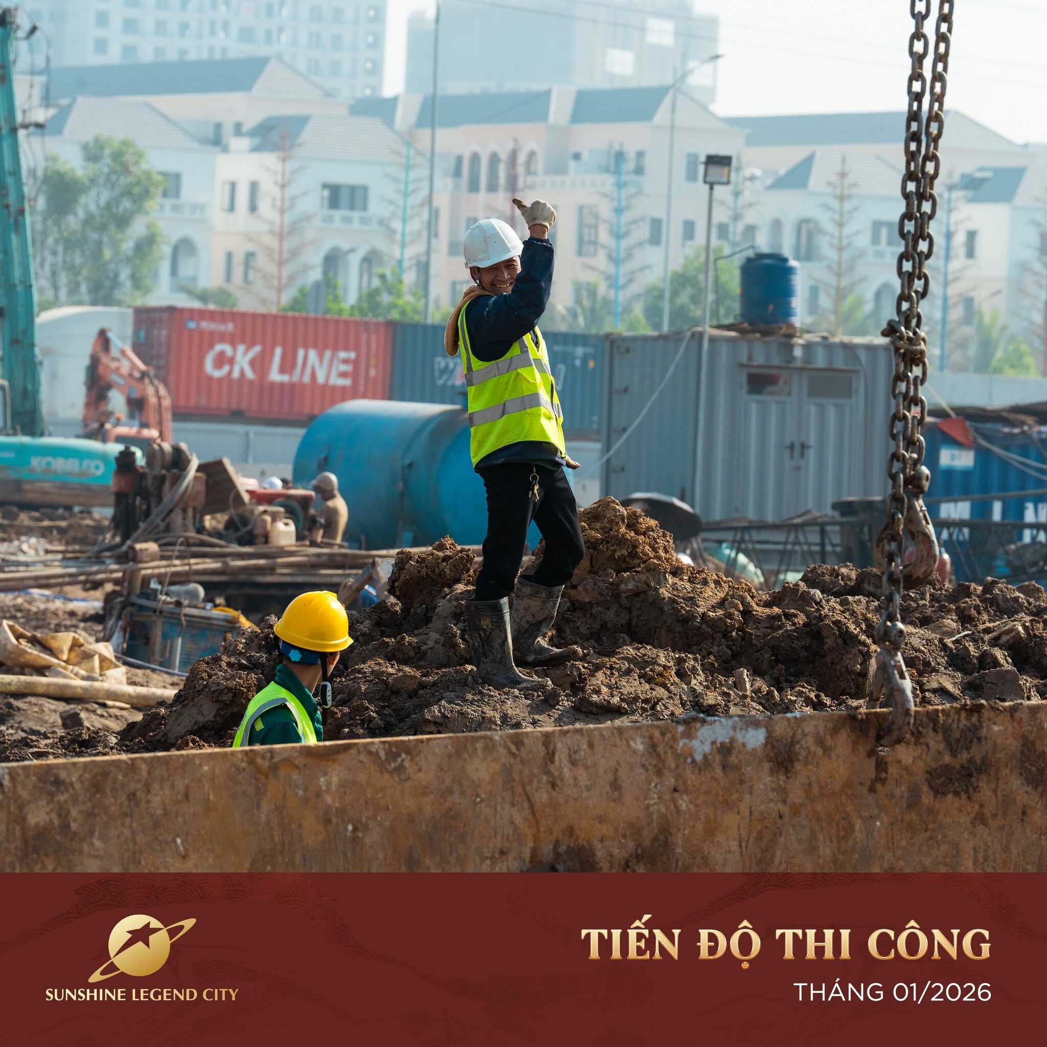 Cập nhật tiến độ thi công Sunshine Legend City 3