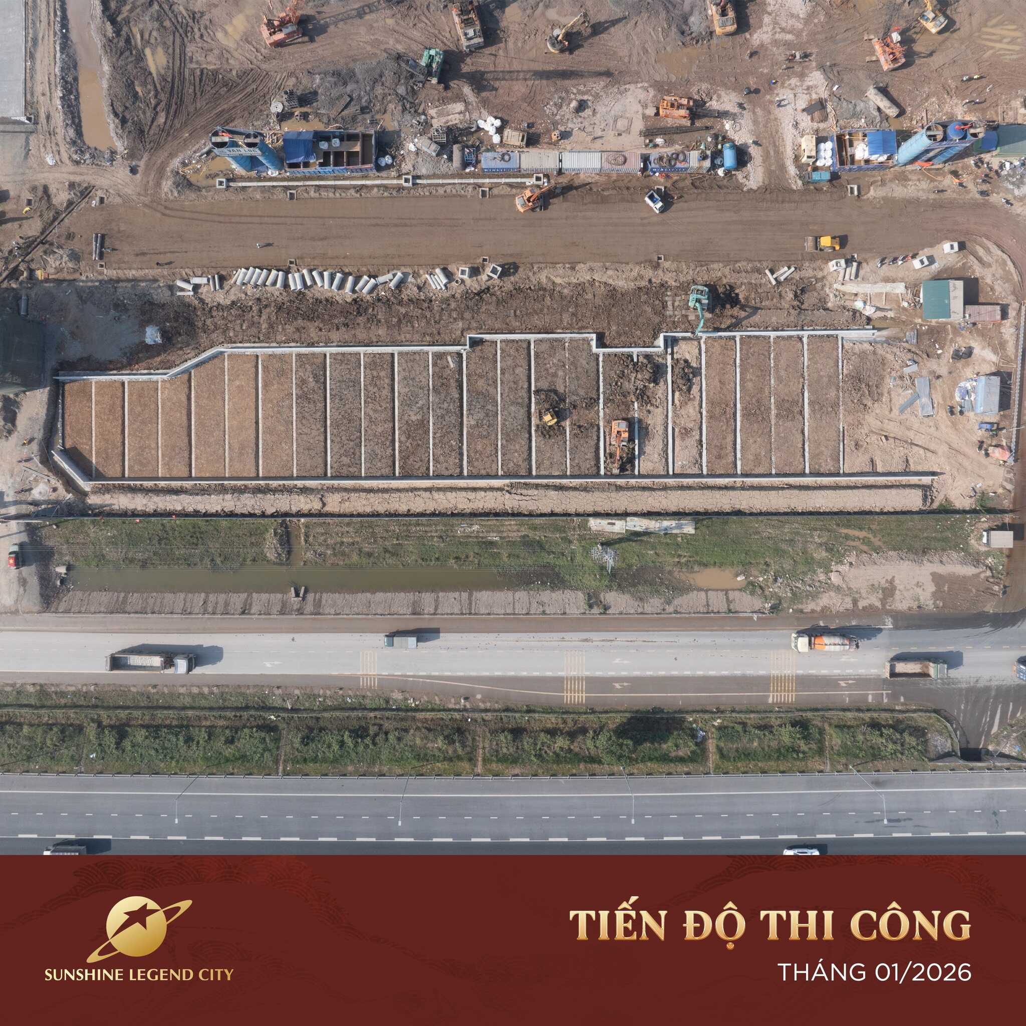 Cập nhật tiến độ thi công Sunshine Legend City 2