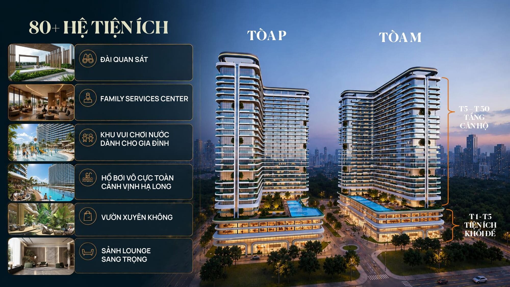 Tiện ích cao cấp Prima Bay Hạ Long